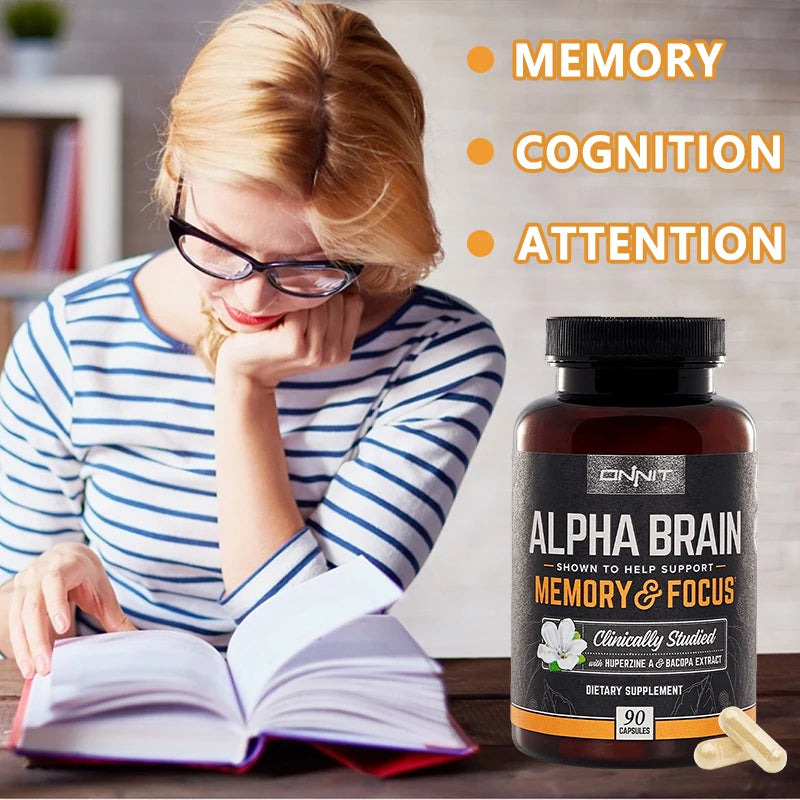 ONNIT Alpha Brain - Premium Nootropic Brain