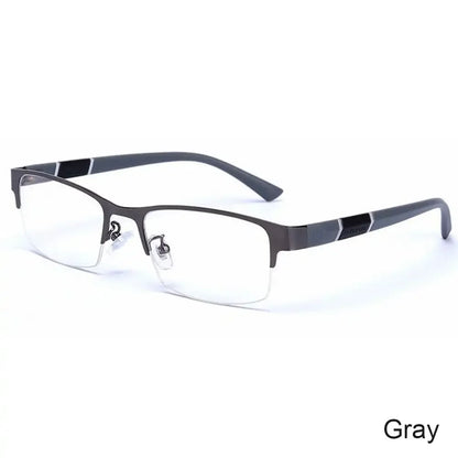 Half Frame Blue Light Blocking Glasses Flat Glasses