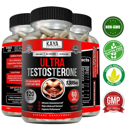 Male Muscle Booster - Natural Workout Supplement