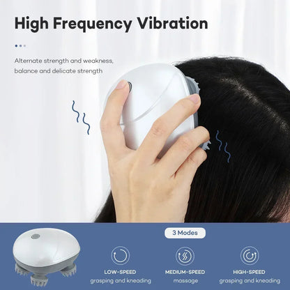 Electric Scalp Head Massager Red Light Therapy