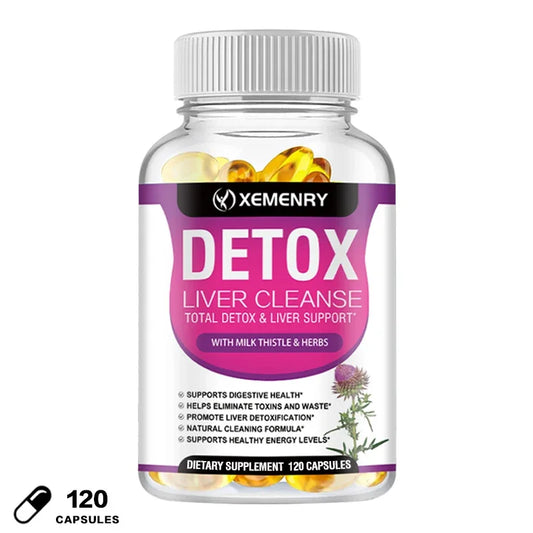 Milk Thistle Extract Capsules Detox Cleansing Liver