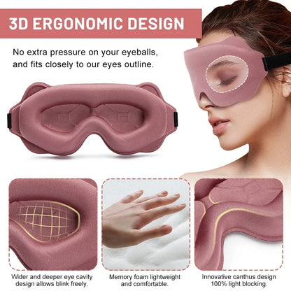 Sleeping Mask Eyepatch Blindfold Light Travel Eye